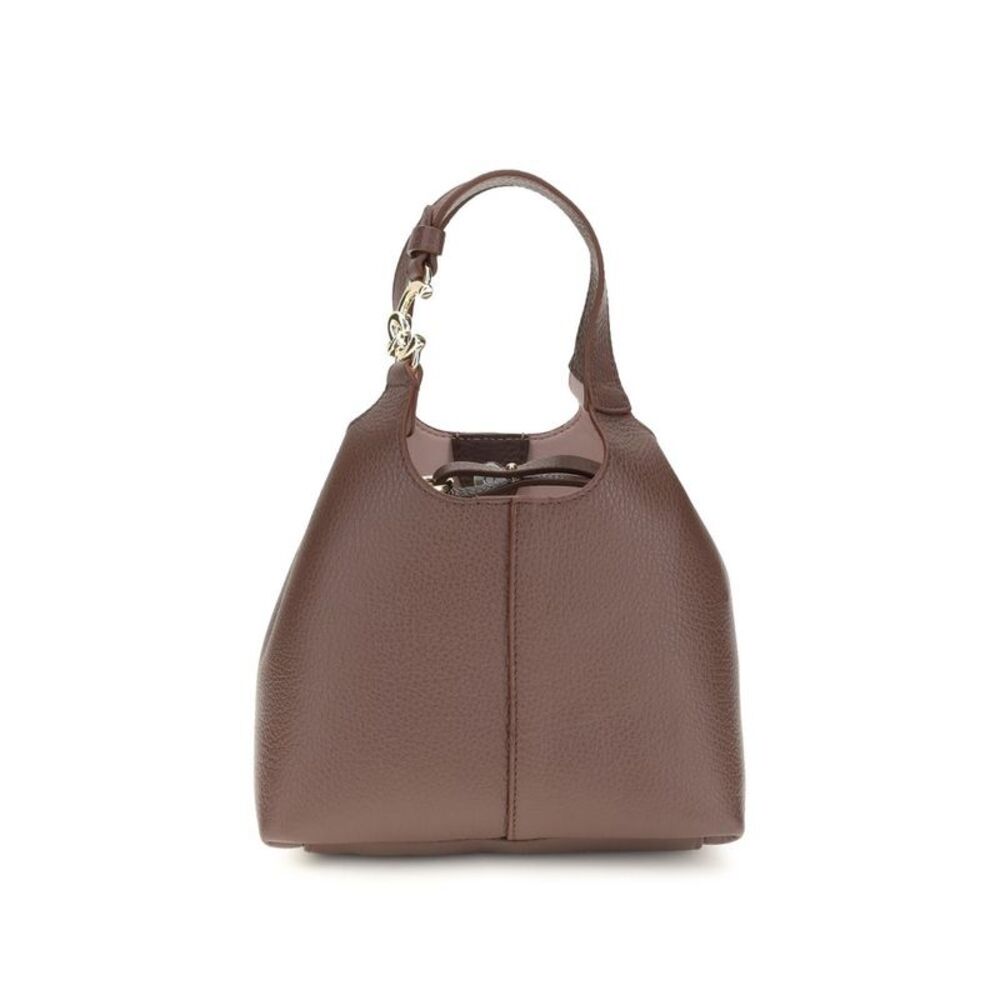 Coccinelle Brown Calf Leather Bos Taurus Women's Handbag